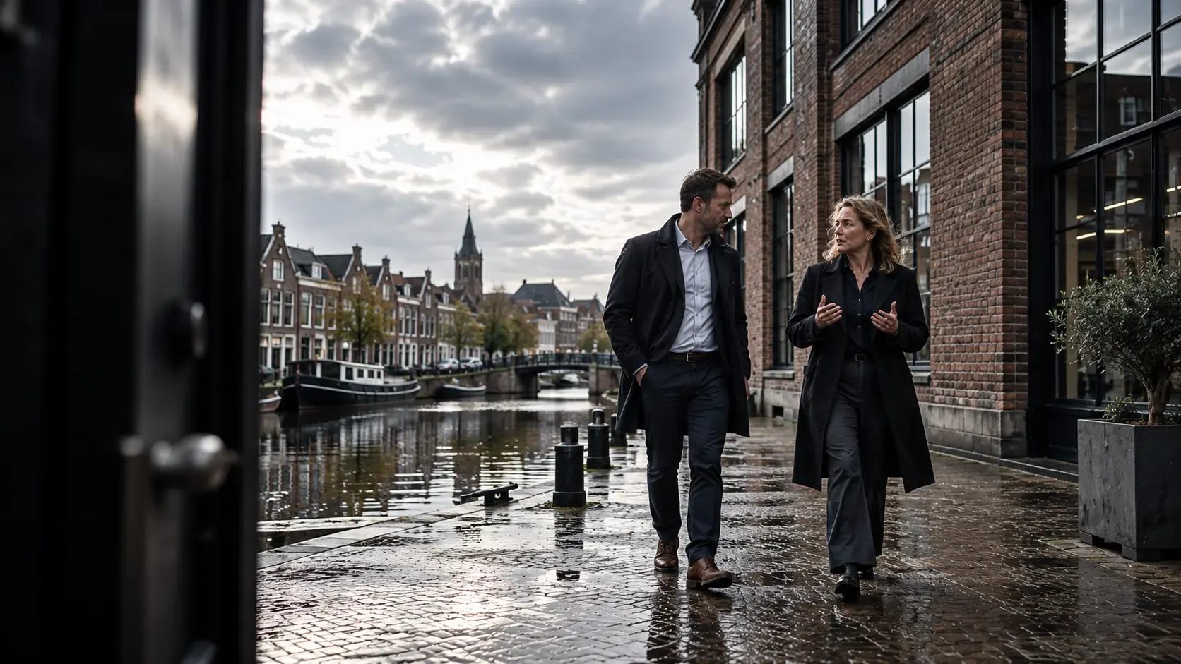 Ondernemers tijdens een evenement van INTO business