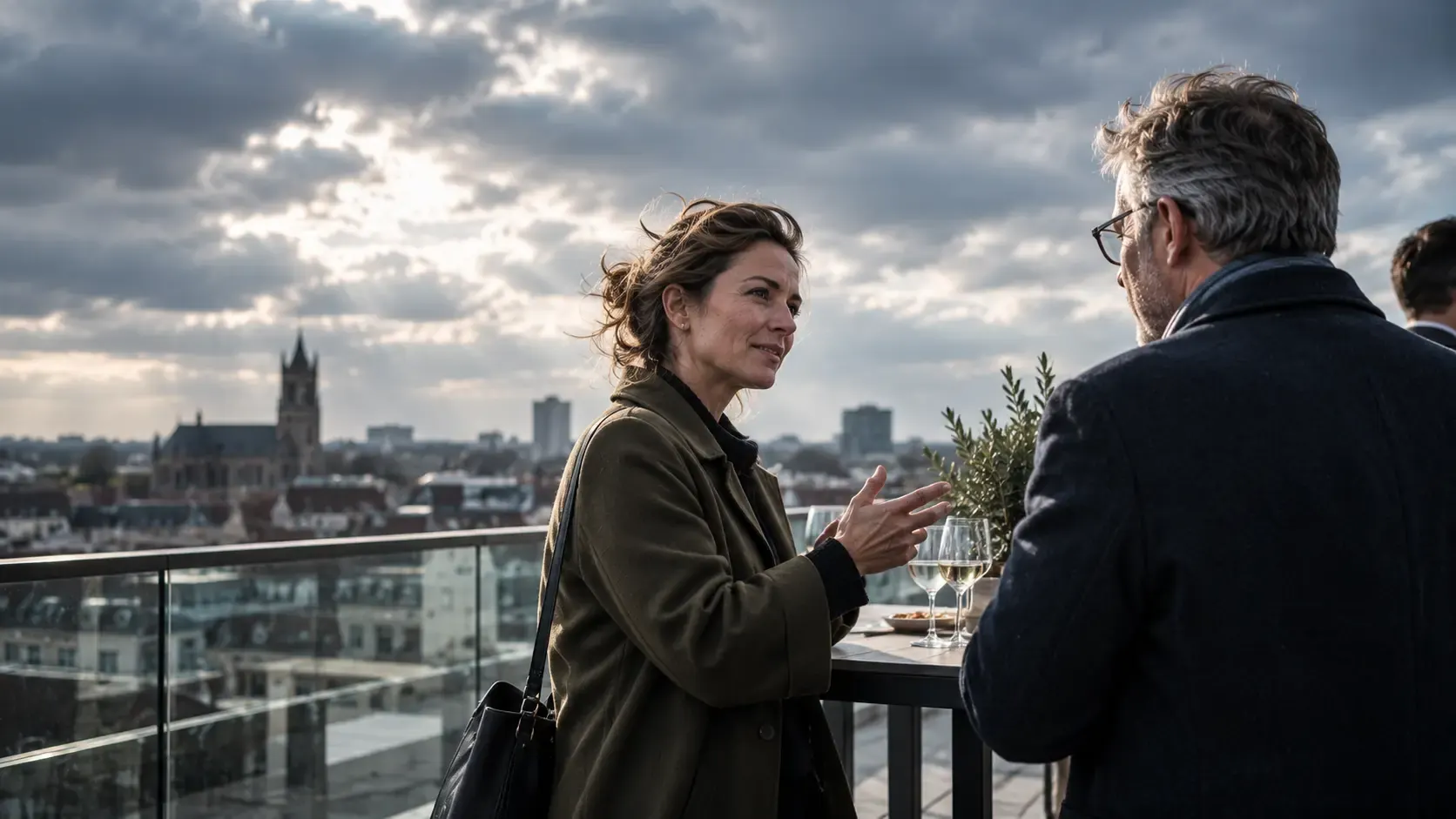Ondernemers in gesprek tijdens een netwerkavond