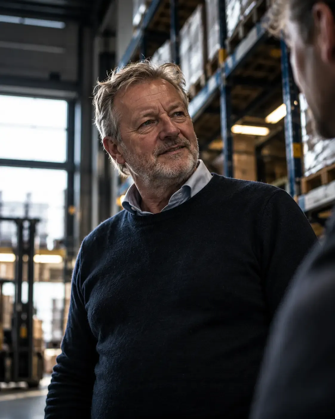 Ondernemer aan het werk
